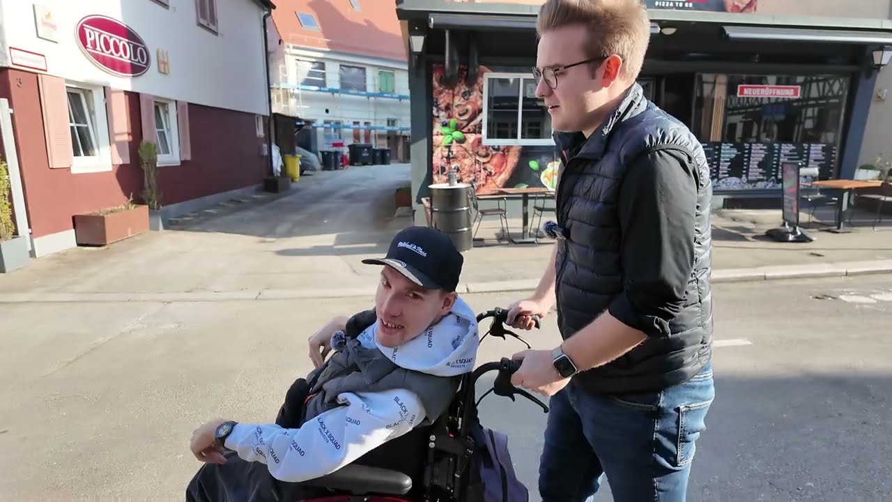 Die Rollstuhl-Challenge und Check mit Max Reinhardt (Stadtrat) und Gerard durch Sindelfingen❗2.teil