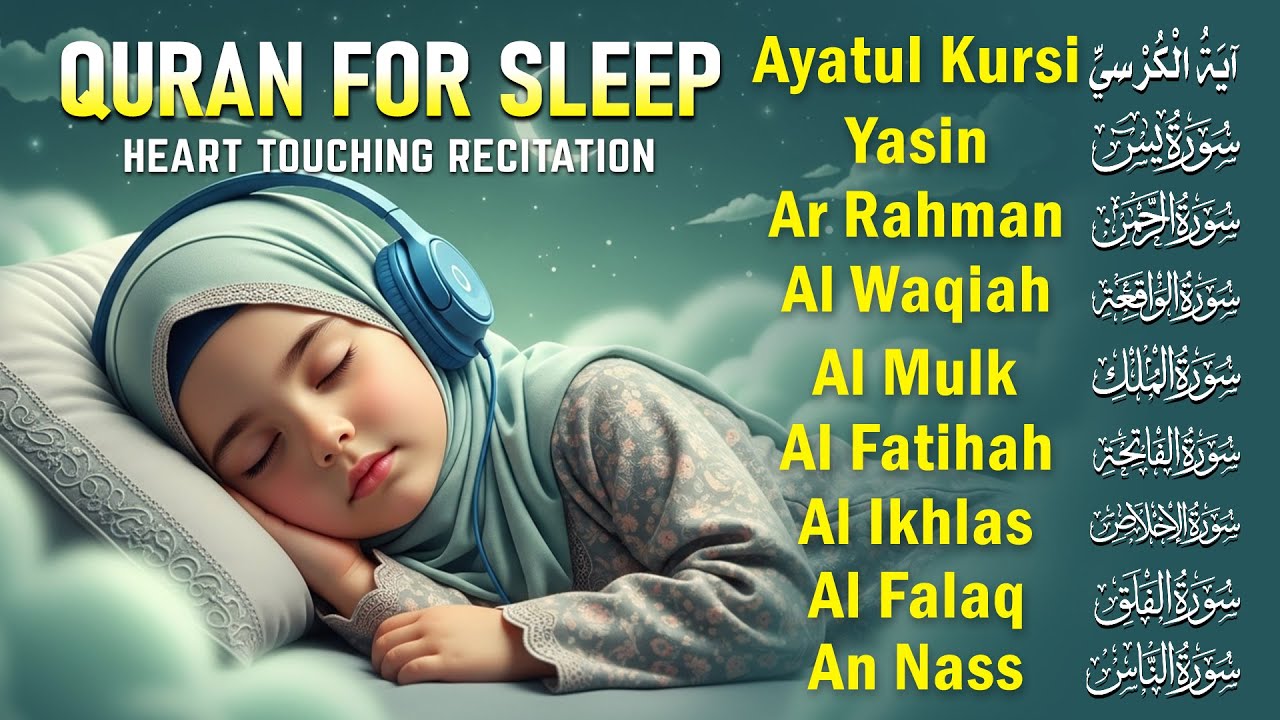 Quran For Sleep Calming Recitation Bringing Deep Relaxation। Alfatiha, AyatulKursi, AlMoeathat