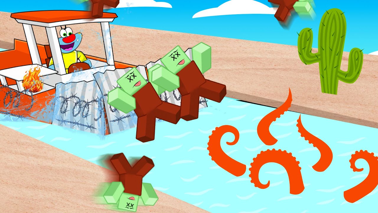 Can We Surviving THE ZOMBIE GANG In ROBLOX Dead Sails!- ft.Oggy