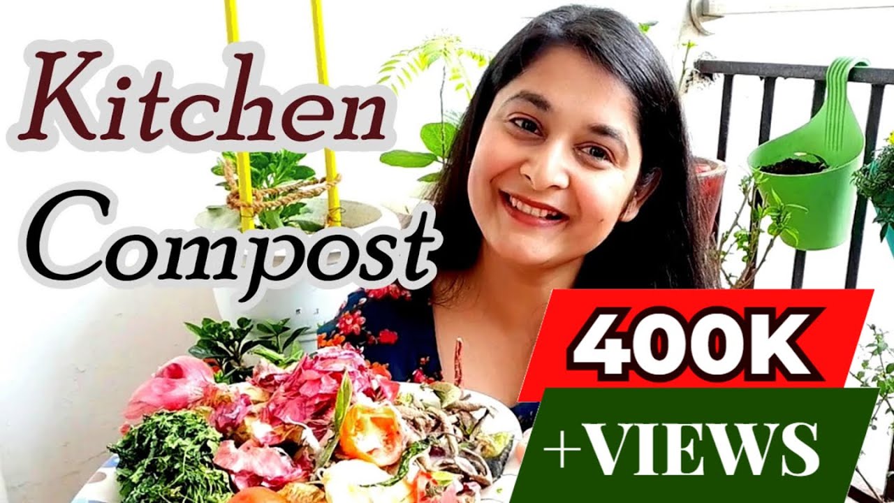 Kitchen Waste Compost I How to make COMPOST at home I कम्पोस्ट बनाएं I #kitchencompost #gardening