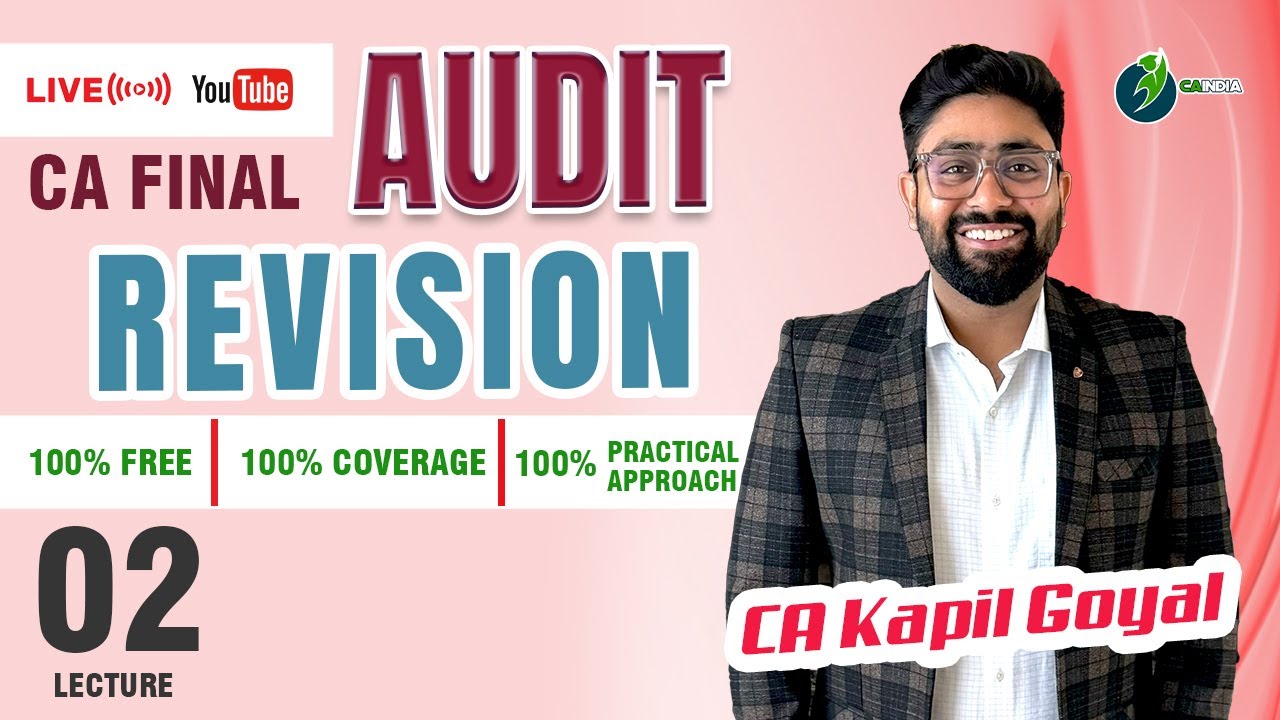 Lec 2- SDG & ESG Assurance - Sustainability Reporting - CA Final Audit Revision by CA Kapil Goyal