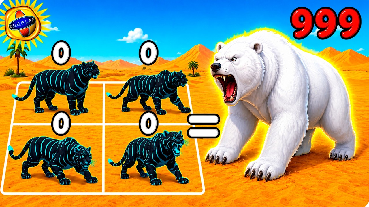 🌞STWORZYŁEM NAJLEPSZĄ DRUŻYNĘ ZWIERZĄT I WYGRAŁEM GRĘ! - Merge & Hunt World Evolution #3