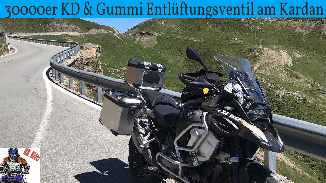 BMW 1250 GSA | ...30000er KD & Gummi Entlüftungsventil am Kardangehäuse eingebaut | 4K