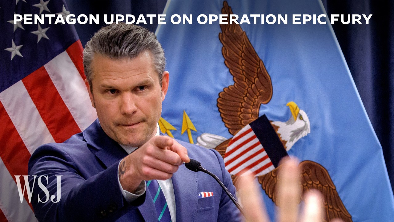 Watch Live: Pentagon Holds Press Conference on Operation Epic Fury | WSJ
