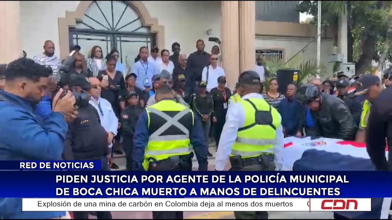 Piden justicia por agente de la Policía Municipal de Boca Chica muerto a manos de delincuentes
