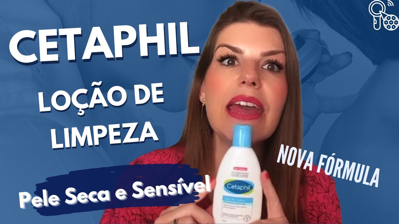 NOVO Cetaphil lo&ccedil;&atilde;o de limpeza sem enx&aacute;gue
