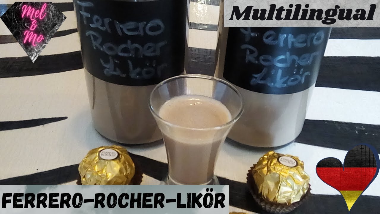 Ликер Ferrero-Rocher (субтитры) Ликер сам по себе и сделать фундук ликер