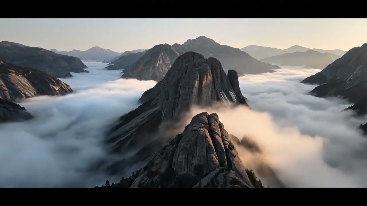 Clouds Over the Valley ☁️ Indie Folk Cinematic Ambient | Peaceful Mountain Fog