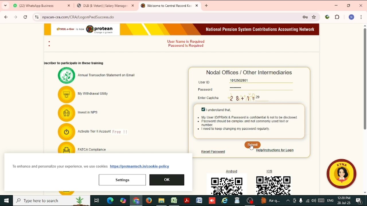 How to create NPS Challan (National Pension Scheme) for ULB's 2025