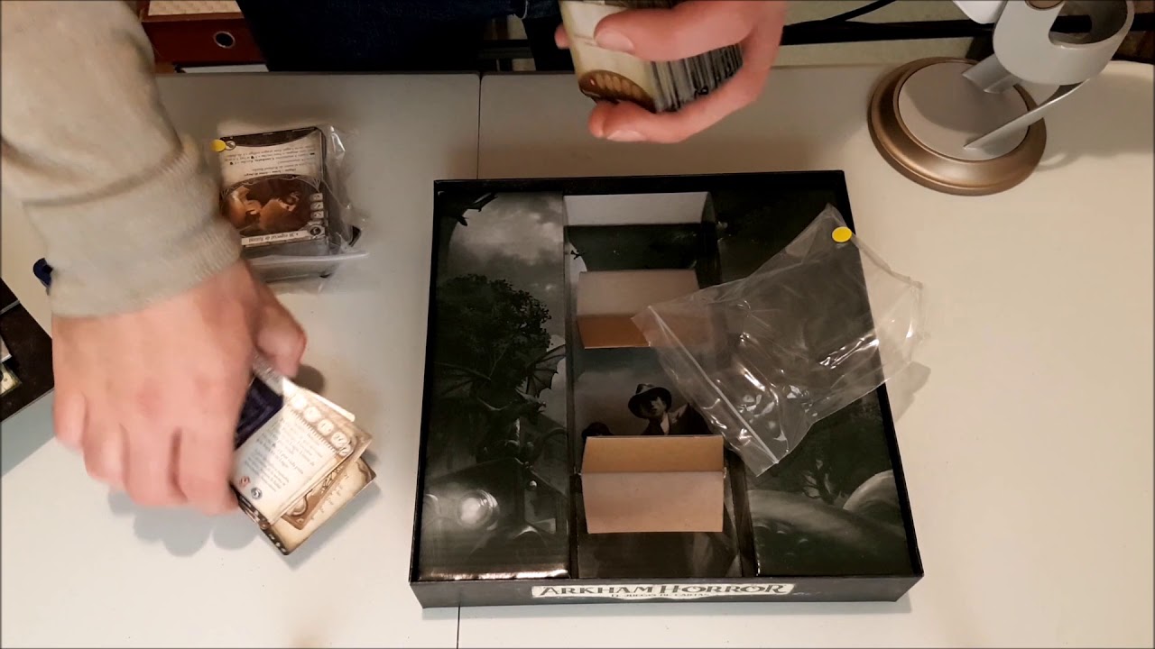 Unboxing! Arkham Horror LCG Caja Base