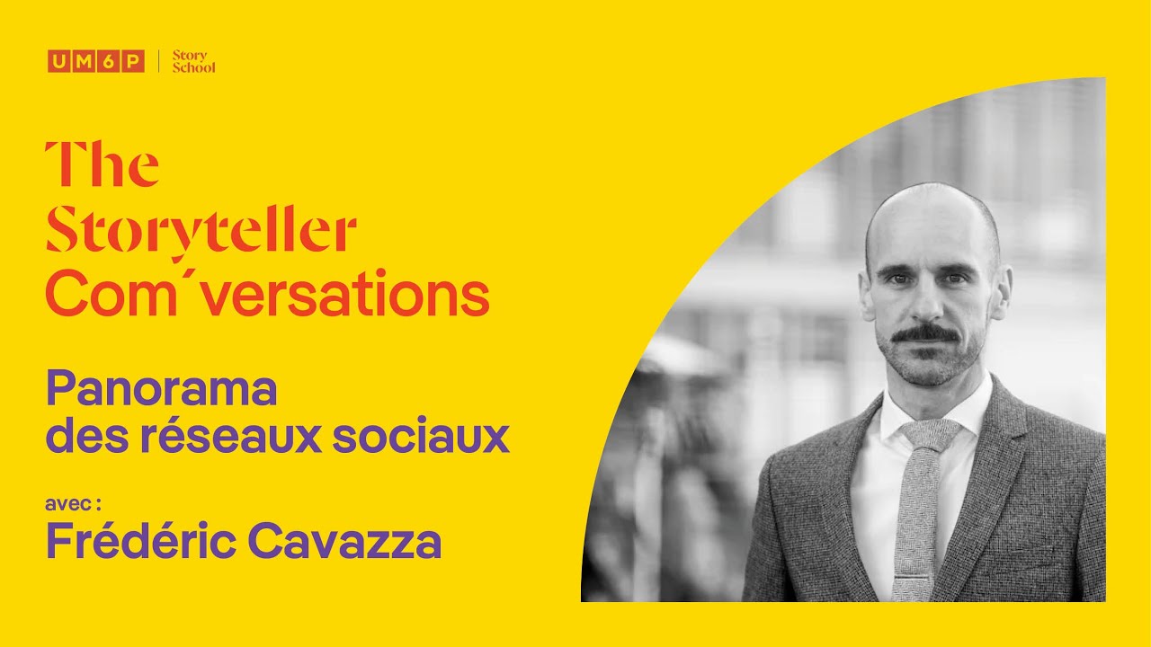 Panorama des réseaux sociaux avec Frederic Cavazza  I  The Storyteller Com'versations