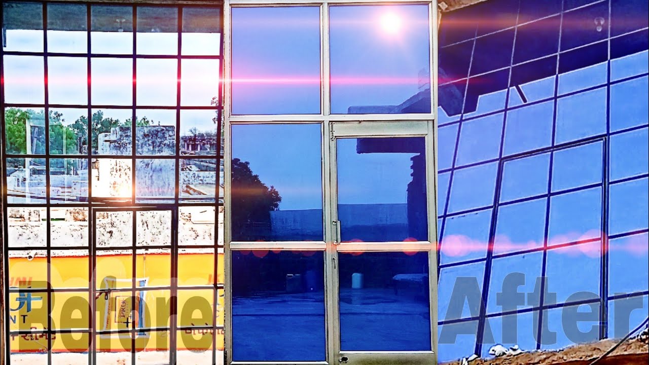 Glass fitting in frame || step by step