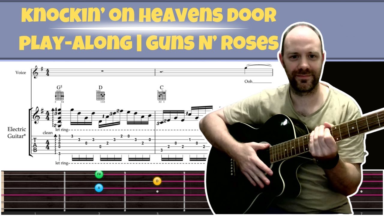 Knockin’ on Heaven’s Door – Guns N’ Roses | Easy Guitar Tutorial (with Tomplay + TAB)