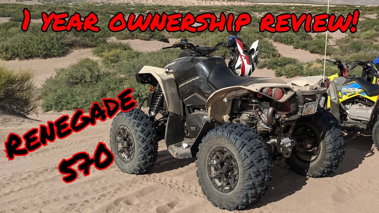 2021 Canam Renegade 570 1 year ownership review