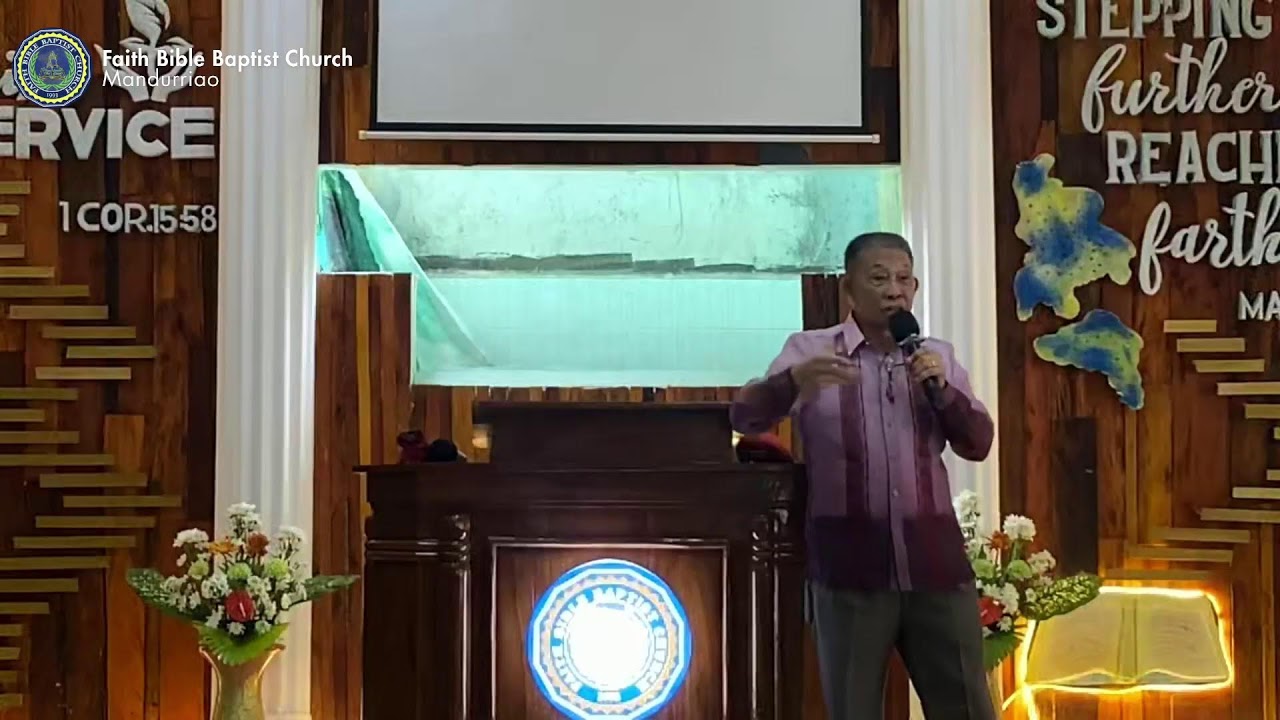 Faith Bible Baptist Church - Mandurriao Live Stream