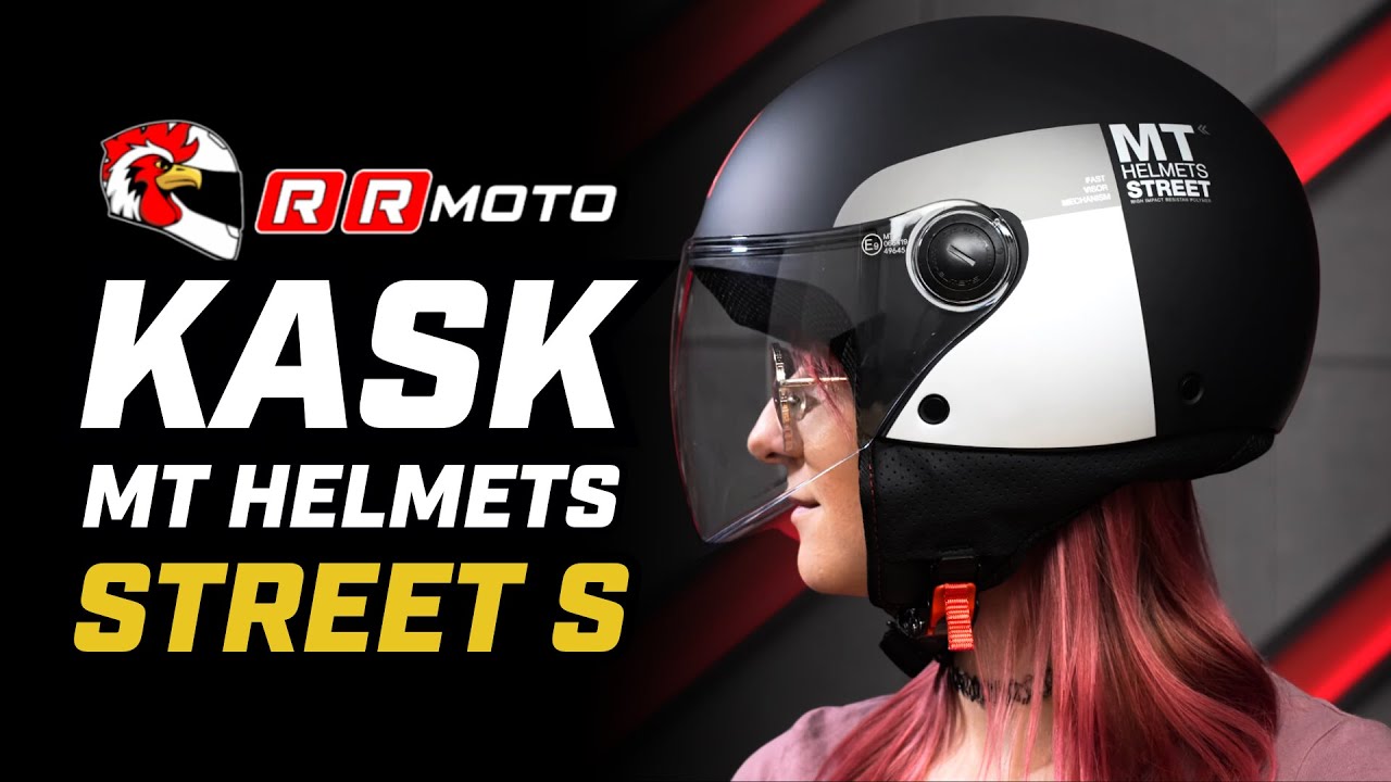 MT STREET S SOLID - klasyczny kask z ECE 22/06