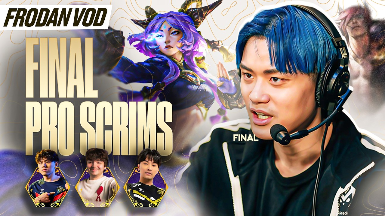Final Pro Scrims Before Bilgewater Cup Ft. k3soju, Prestivent, and Gobosteur! | Frodan Set 16 VOD