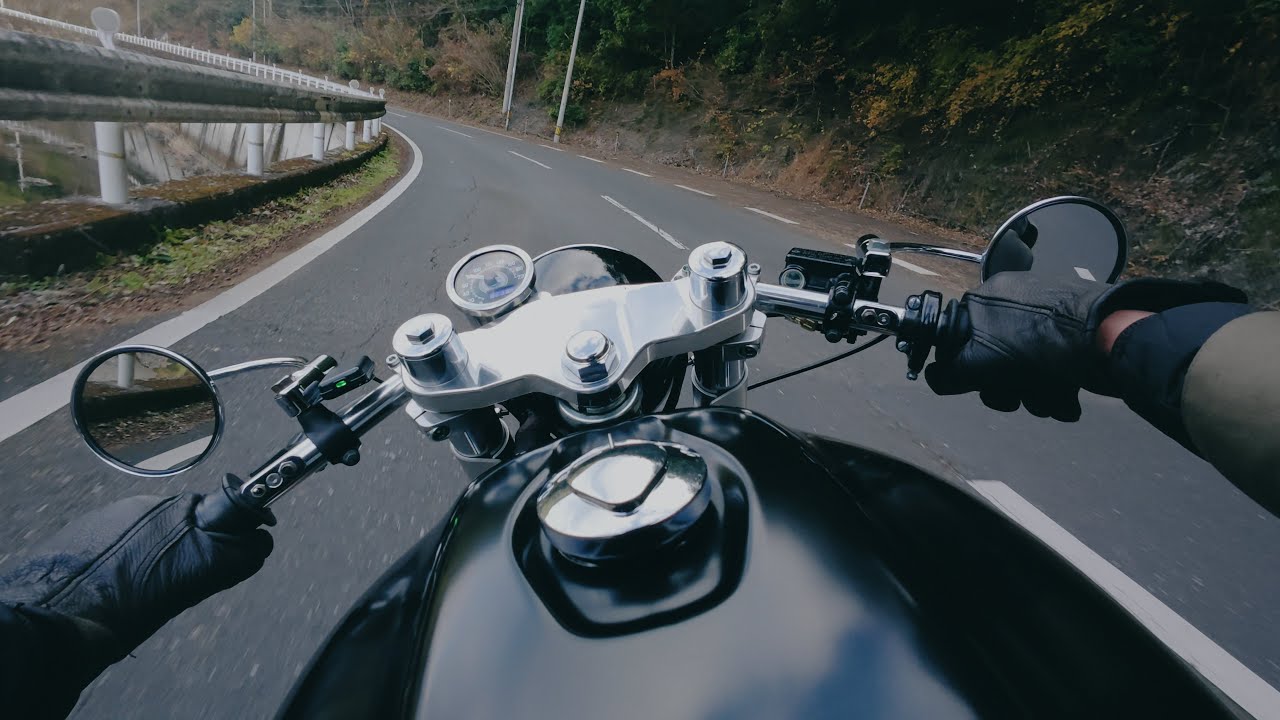 GB350::Riding in Shikoku, Japan