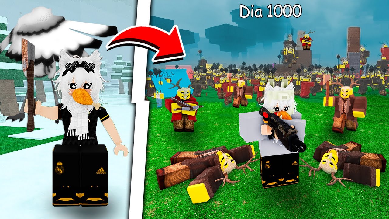 ⚔️Sobrevivi 1000 Dias no Bioma de Neve com a Nova Criatura e um Exército Inteiro de Cultistas!❄️🧙‍♂️