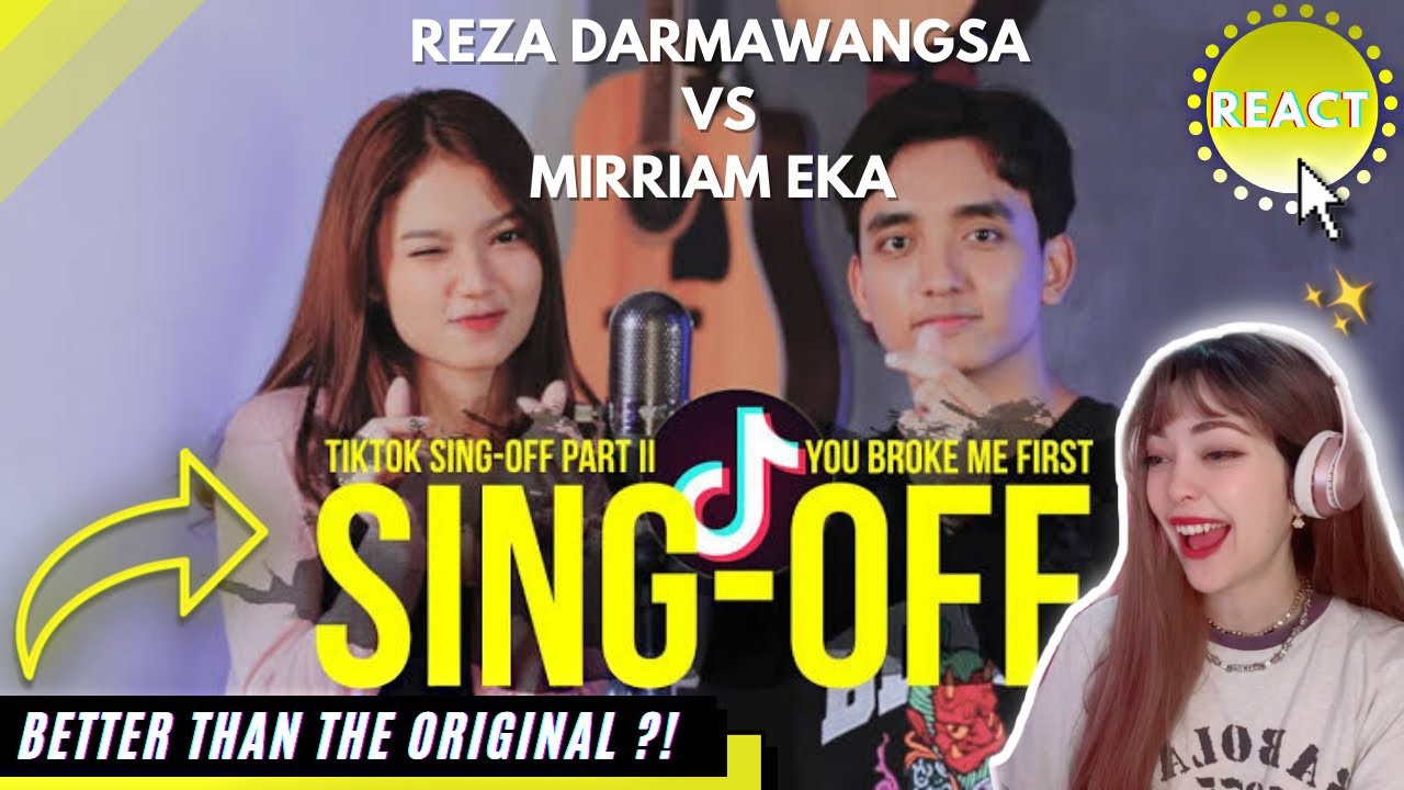 РЕАКЦИЯ | Реза Дармавангса SING-OFF TIKTOK SONGS Часть II против Мирриам Эка