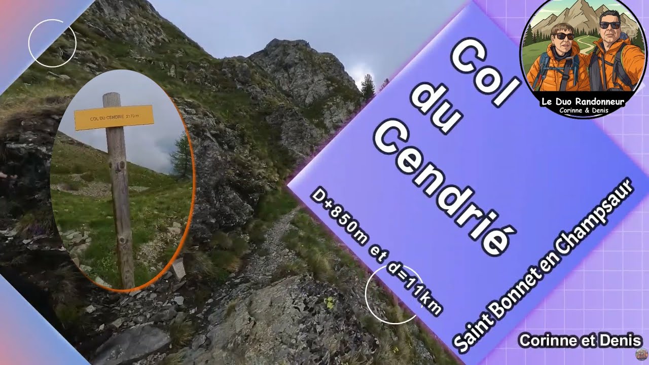 Col du Cendrié (Saint-Bonnet-en-Champsaur) pour le Duo Randonneur