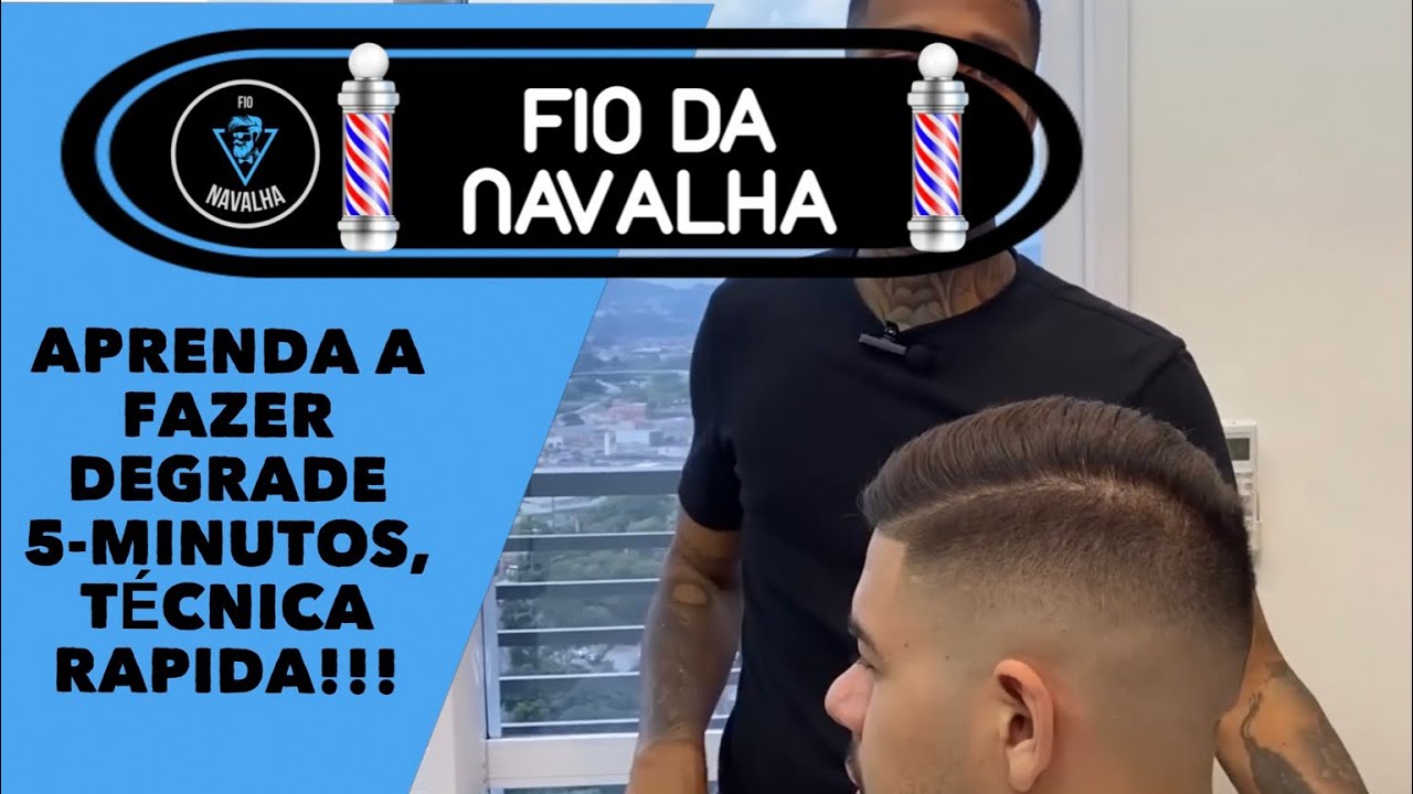 APRENDA A FAZER DEGRADE EM 5-MINUTOS, TECNICA RAPIDA!!!