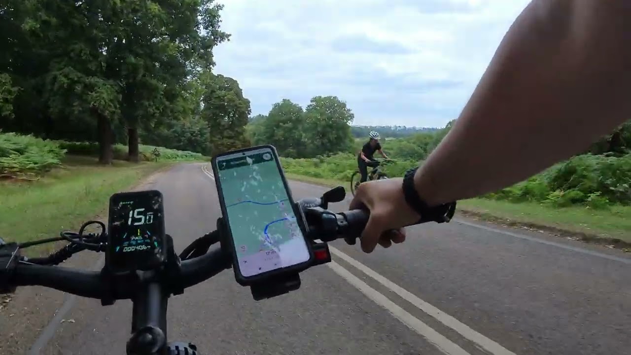 Electric bike adventure to Richmond Park