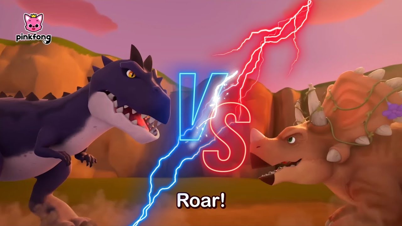 Carnotaurus VS Triceratops Effects _ Fun Dino Effects | Sponsored by Gamavision x Csupo Effects 