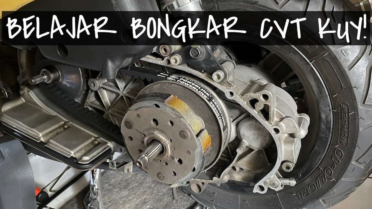 [Tutorial] Belajar Membuka CVT & Pulley Vespa