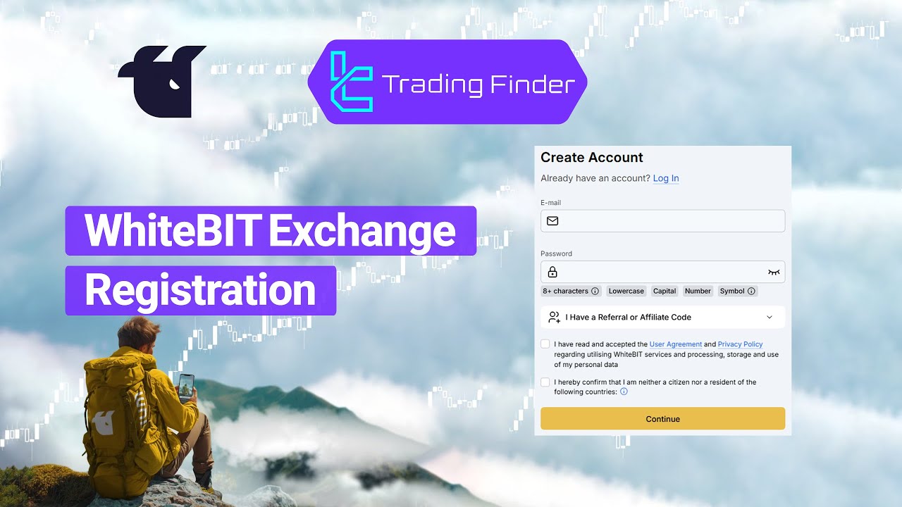⚪️ WhiteBIT Exchange Registration 2025 [Signup To Trade Crypto in 3 Steps] [TradingFinder]