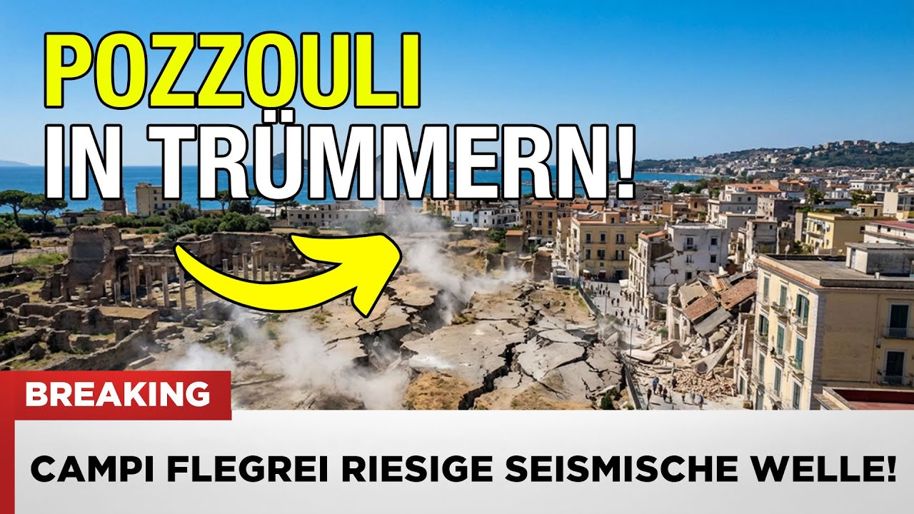 VOR 1 MINUTE: CO₂-Anstieg in den Phlegräischen Feldern gefährdet 3 Mio. Menschen in Neapel
