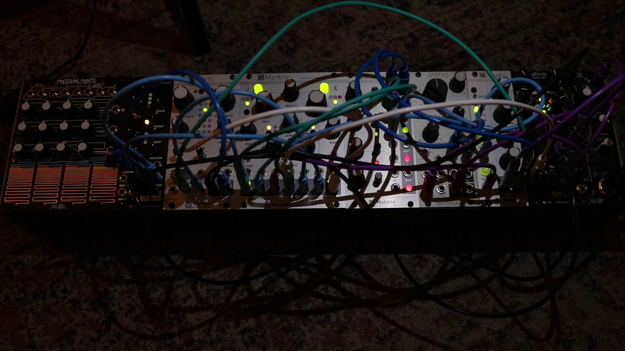 Ambient Modular with Mutable Instruments Rings and Plaits