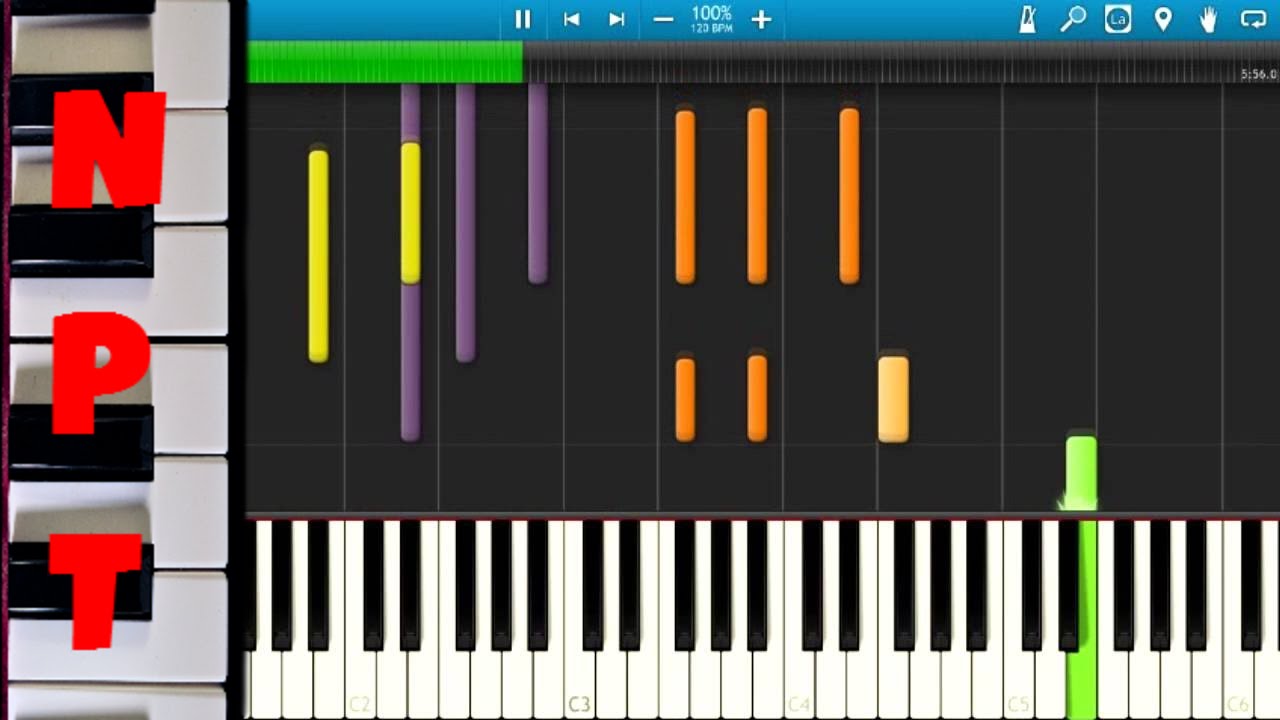 The Weeknd - Angel - Epic Piano Cover Version - Instrumental Remix - How to play Angel Synthesia