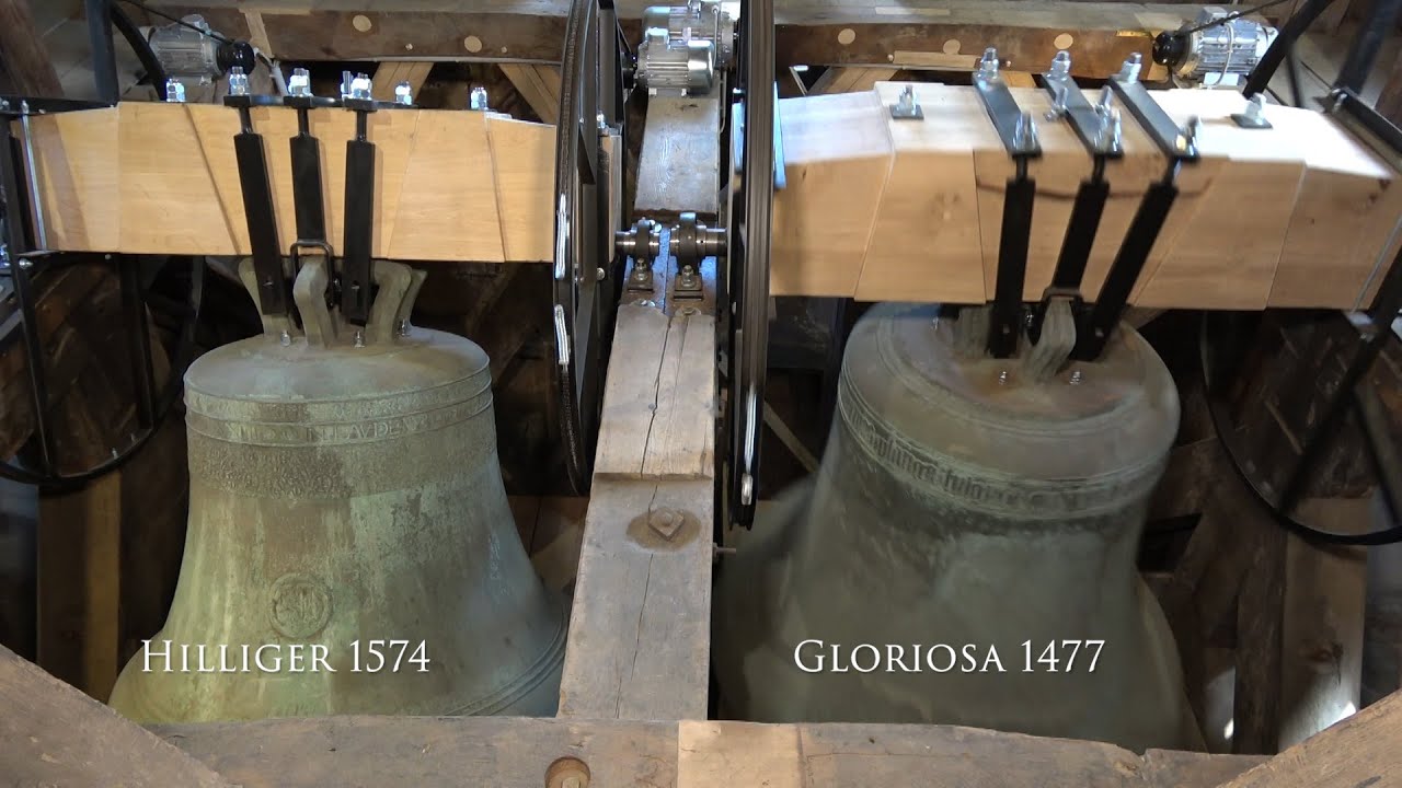Die gro&szlig;en historischen Glocken der Thomaskirche Leipzig, Pfingsten 2020.