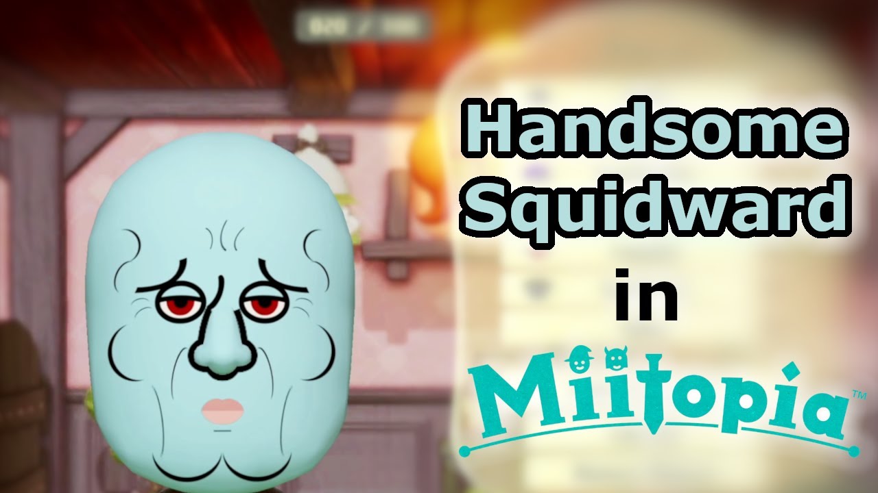 Miitopia Switch Mii Maker - Handsome Squidward in Miitopia