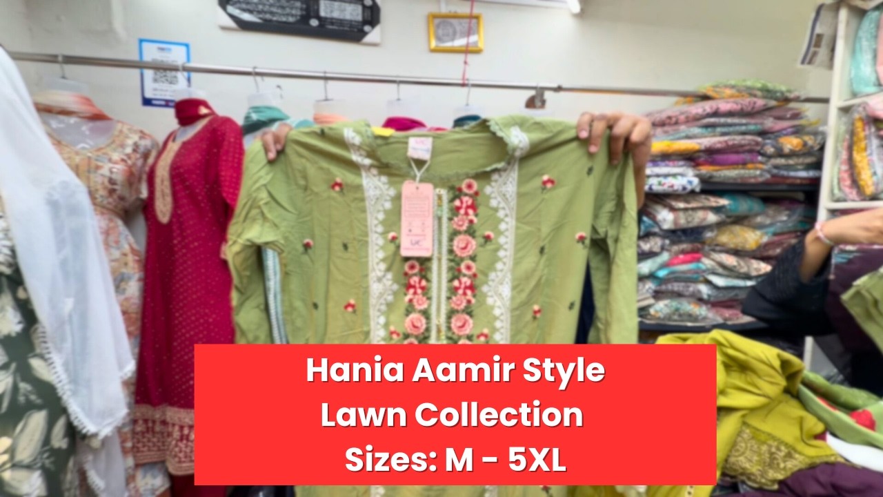 Farshi Suit | Lawn Collection | Kashmiri Suit | Naaysha Fashion | Shivajinagar