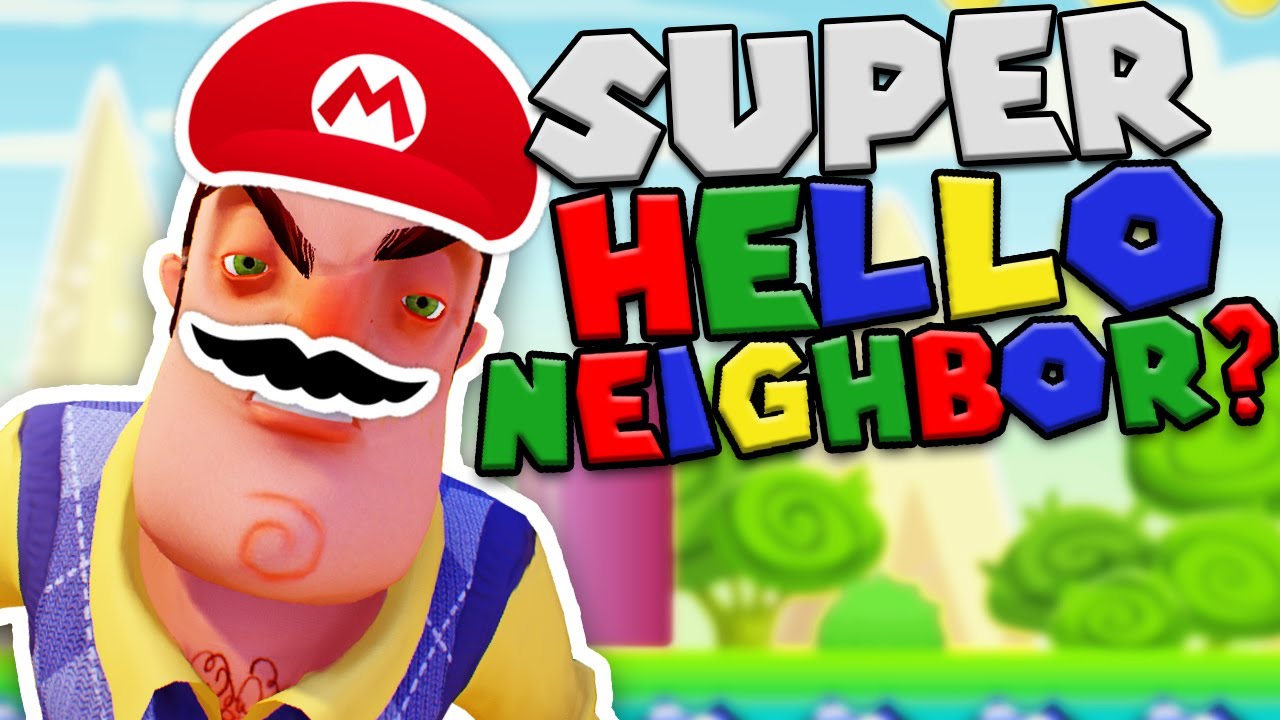 HELLO NEIGHBOR BECOMES SUPER MARIO!? THIS MAKES NO SENSE! | Hello Neighbor Mobile Rip off Games