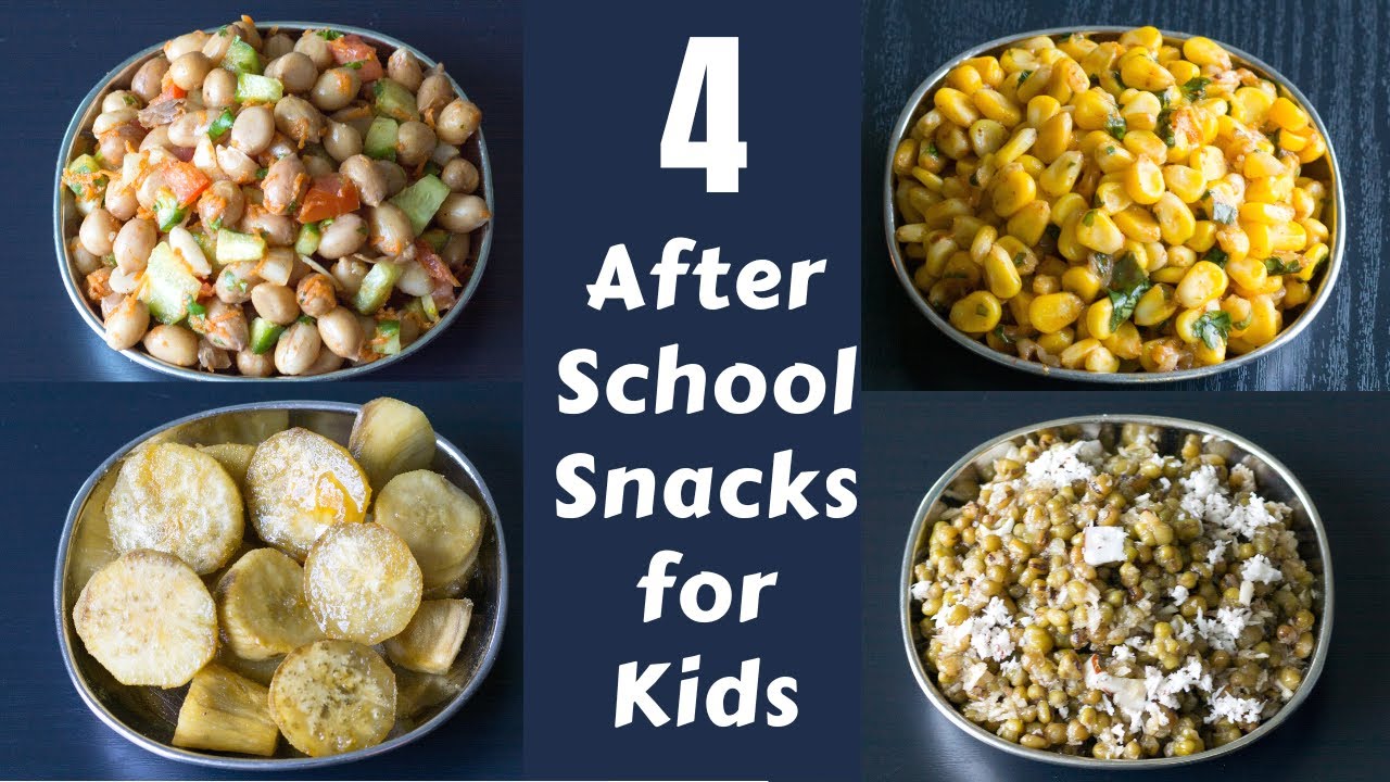 4 After School Snacks for Kids | 4 Healthy Homemade Snacks for Kids | Kids Snack Recipes