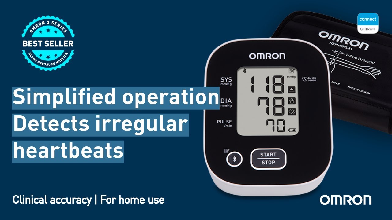 Meet the Top-Selling OMRON 3 Series Upper Arm Blood Pressure Monitor | BP7150