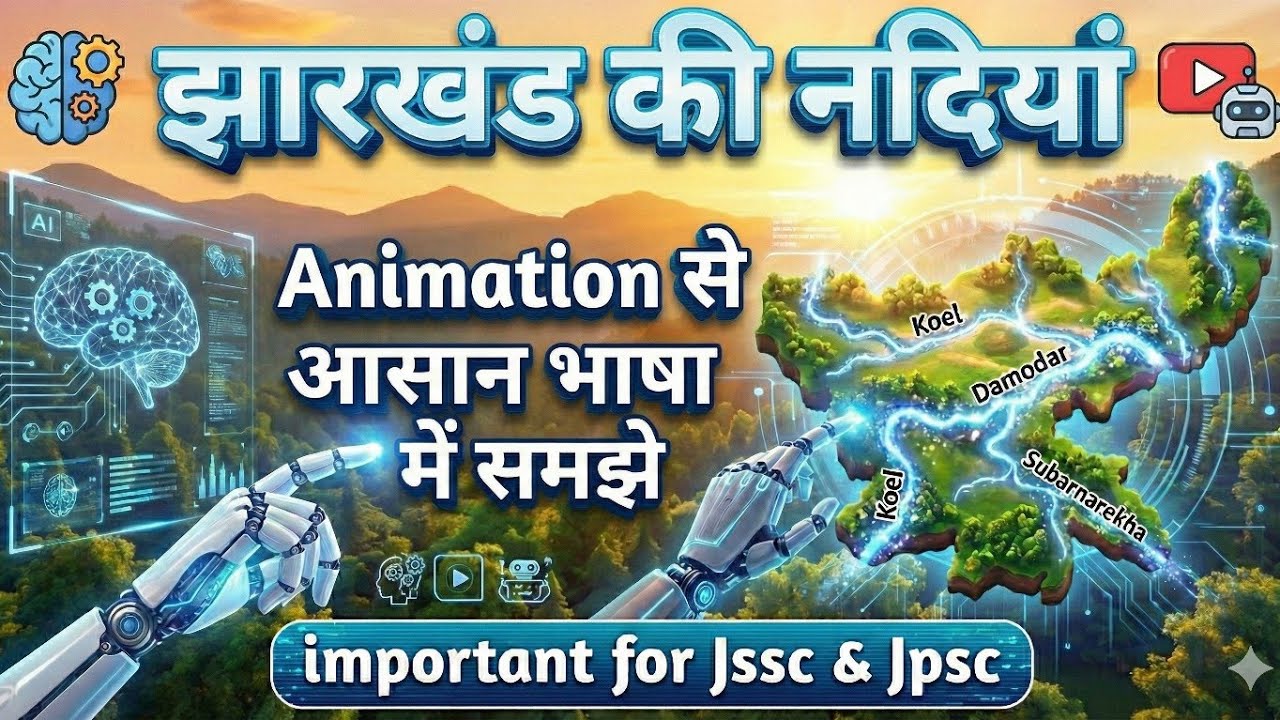 Jharkhand ki nadiya | River system of jharkhand | Jharkhand Career | Jharkhand Gk | Jssc | 14th Jpsc