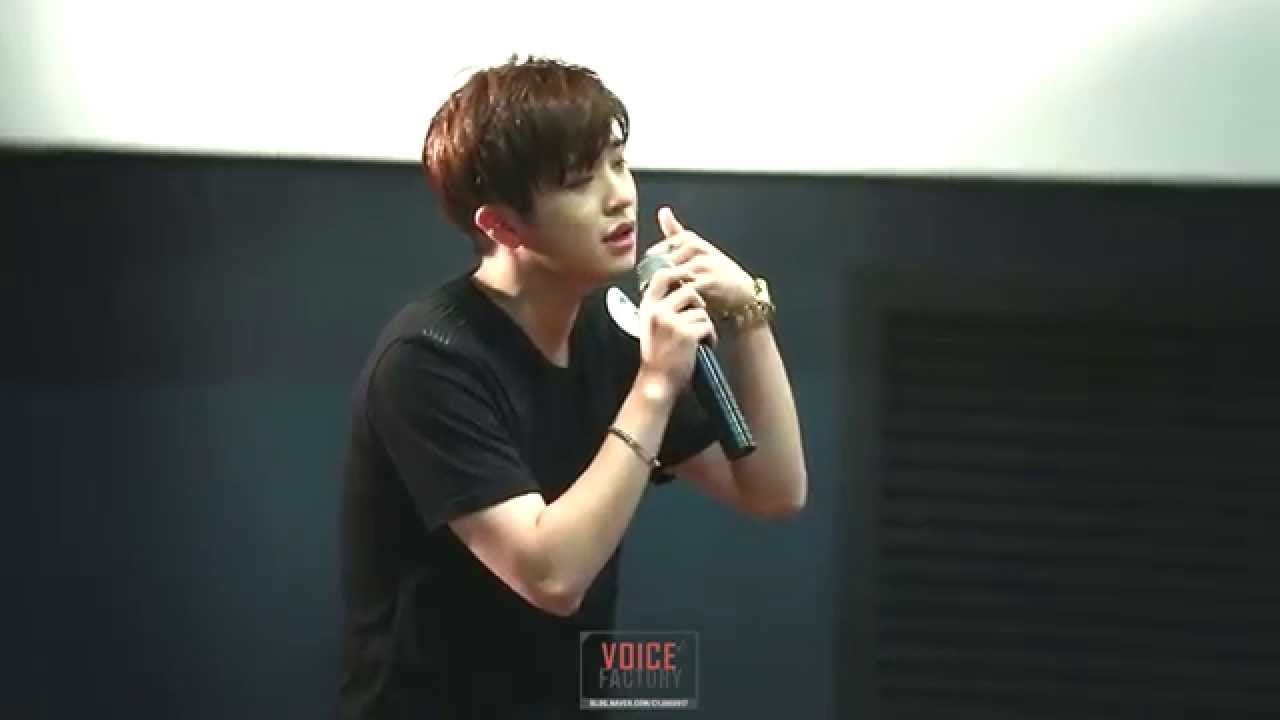 151023 청량리팬사인회 GOT7영재 소주한잔(with.진영)