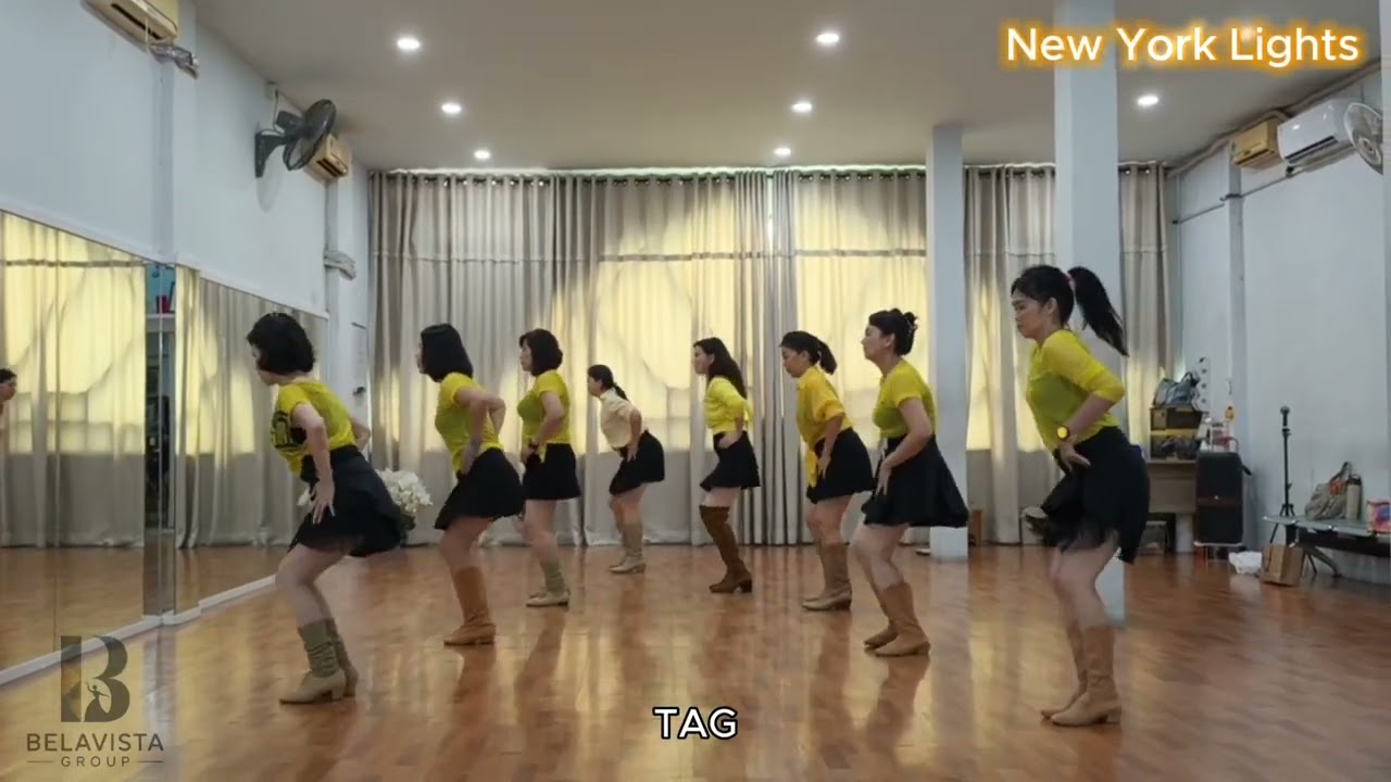 New York Lights l Level: Improver l Choreo: Fayza As-Syifa (INA) l Belavista Class l Line Dance 