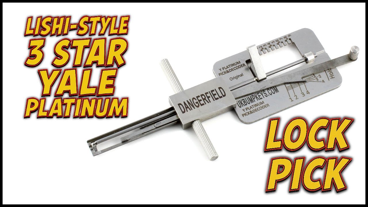 Lishi-Style Yale Platinum 3 Star Lock Pick