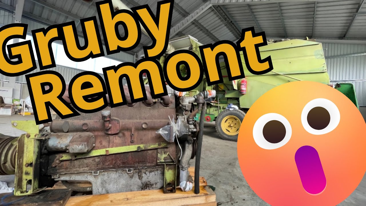 SILNIK DO WYMIANY ❓️❓️ REOMNT KOMBAJNU FORTSCHNITT MDW E 524  🔥WYCIĄGANIE SILNIKA🔷
