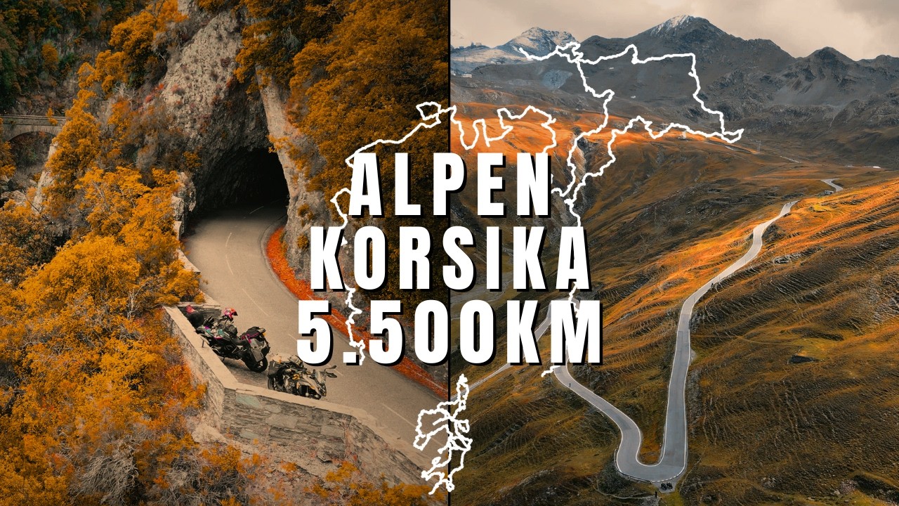 Die schönsten Motorradstrecken | 21 Tage Alpen & Korsika | Teil 1/3 Ostalpen