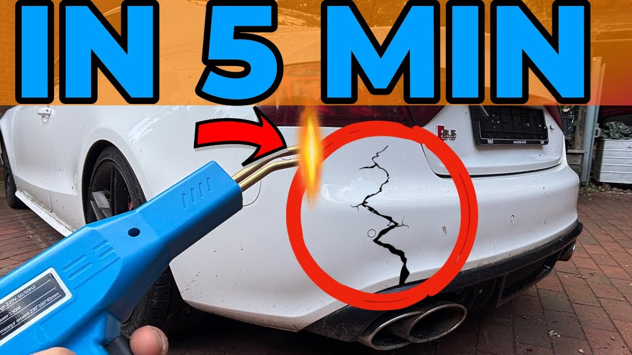 Gerissene Sto&szlig;stange f&uuml;r unter 30 Euro Reparieren   Plastic Welding Gun ✅
