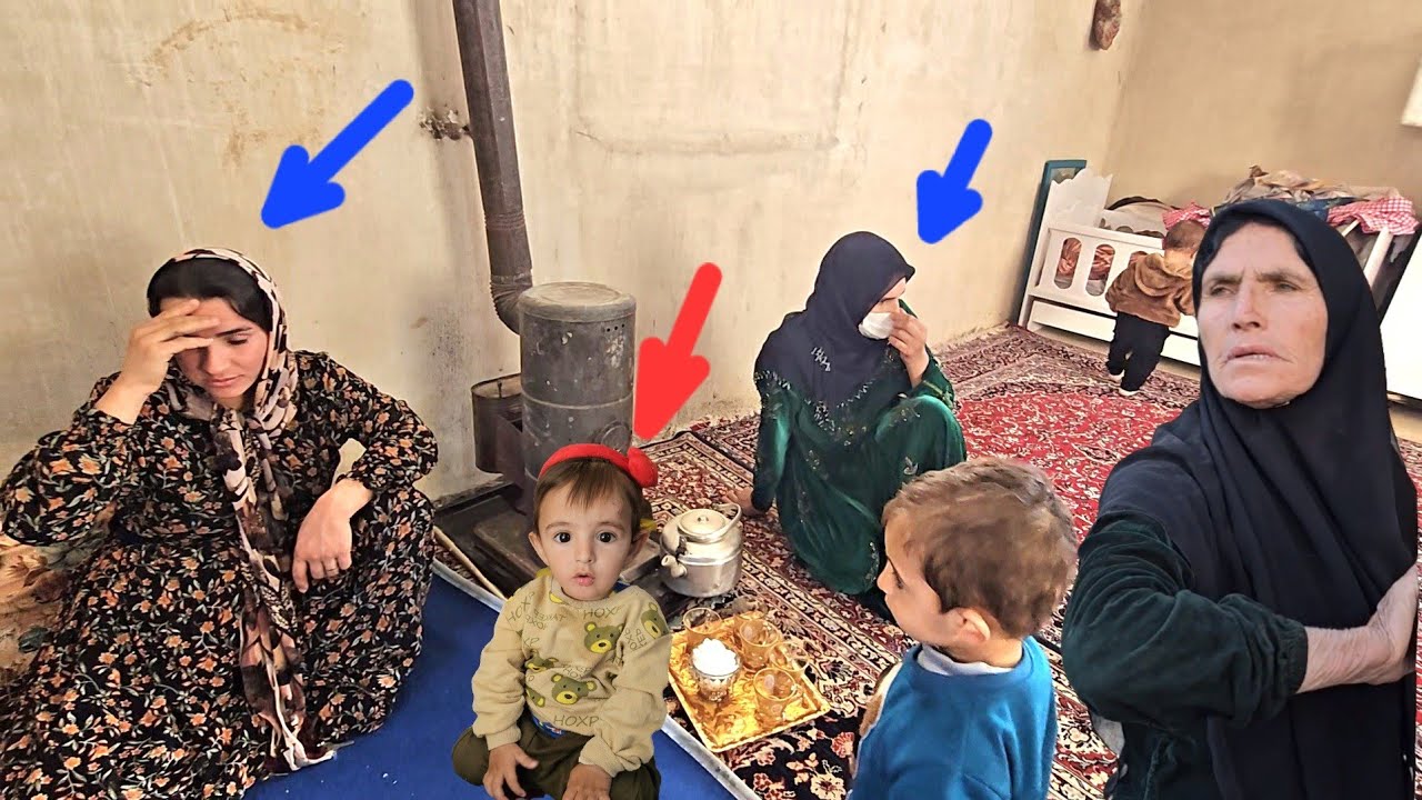 The daily life of Sabjan and her daughters and the beautiful coming to see Sabjan