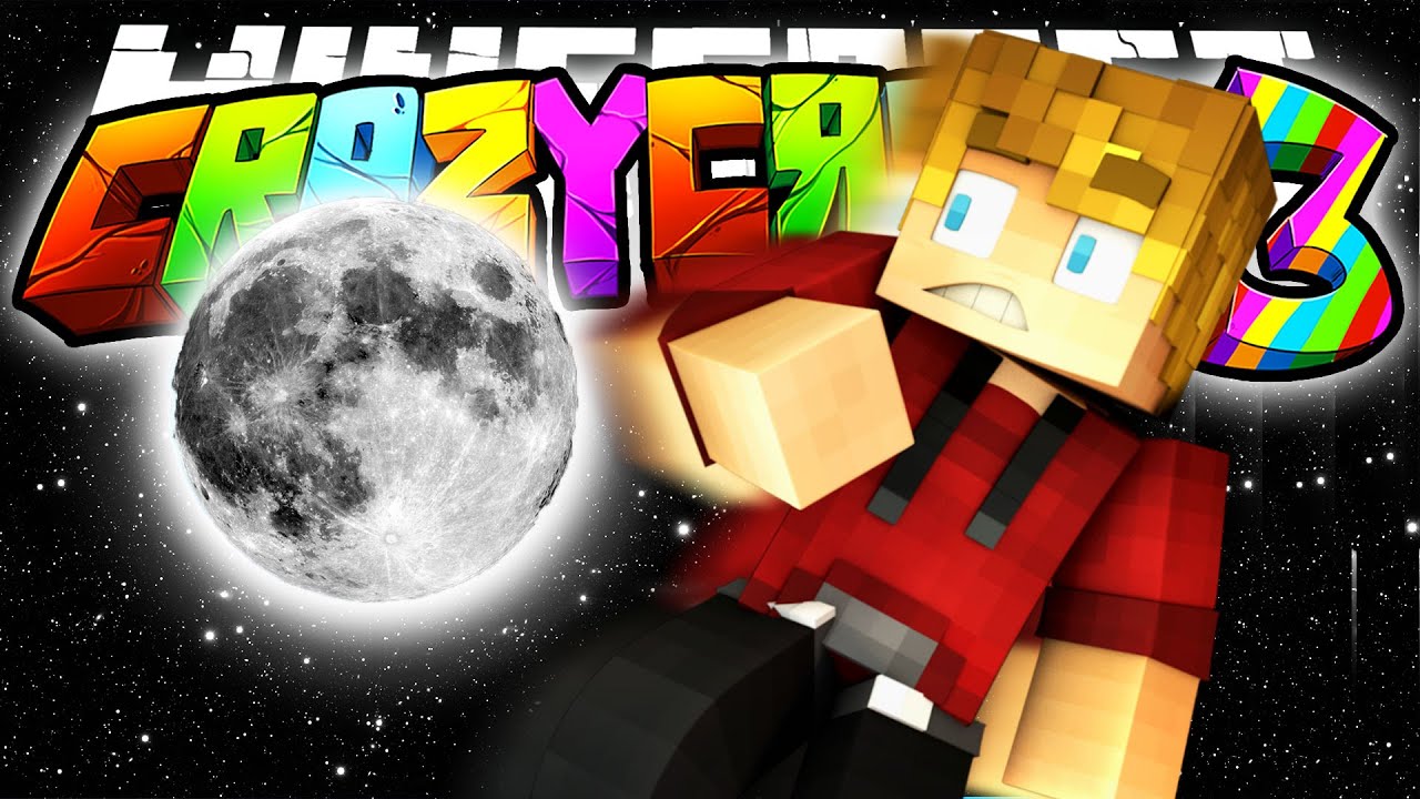 Minecraft Crazy Craft 3.0: SUCKED INTO THE MOON? #12