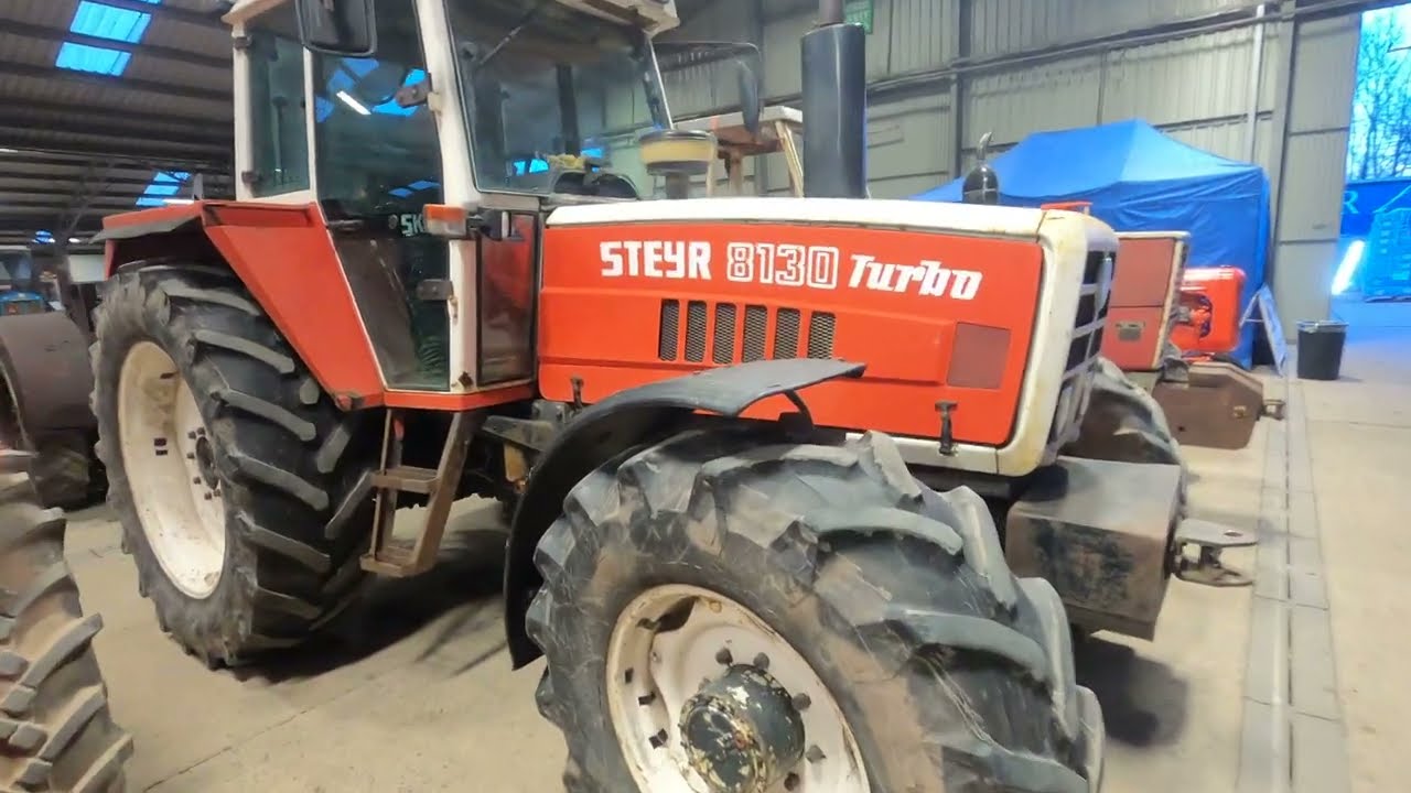 1988 Steyr 8130 Turbo 5.2 Litre 6-Cyl Diesel Tractor (110 HP)