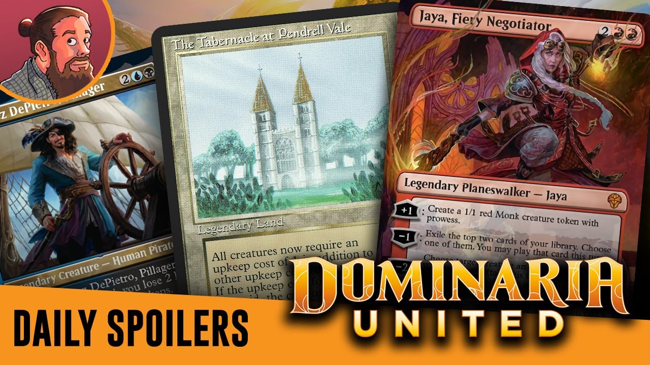 Dominaria United MTG Spoilers | OG Legends, Jaya Returns, Stained Glass Lands and More!